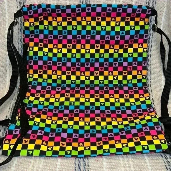 Disney Parks Mickey Draw String Bag - Picture 1 of 3